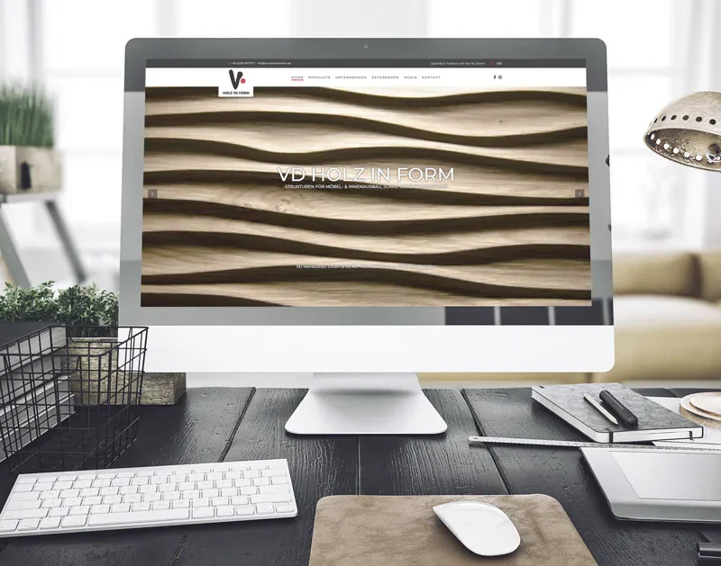 #LivingTheWoodLife: Neue Internetseite für VD Werkstätten – Holz in Form