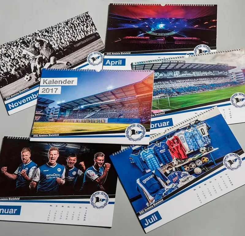 Der neue DSC Arminia Bielefeld Kalender 2017 ist da