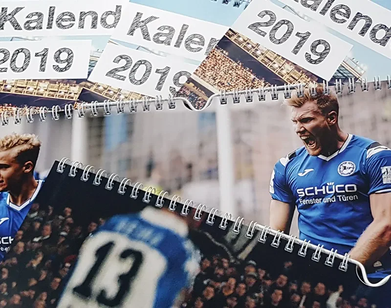 Emotionen & Herzblut: Der neue DSC Arminia Bielefeld Kalender 2019