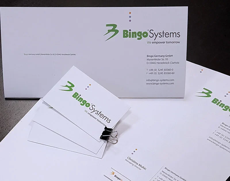 #CreateToImpress: Neue Geschäftsausstattung für Bingo Systems