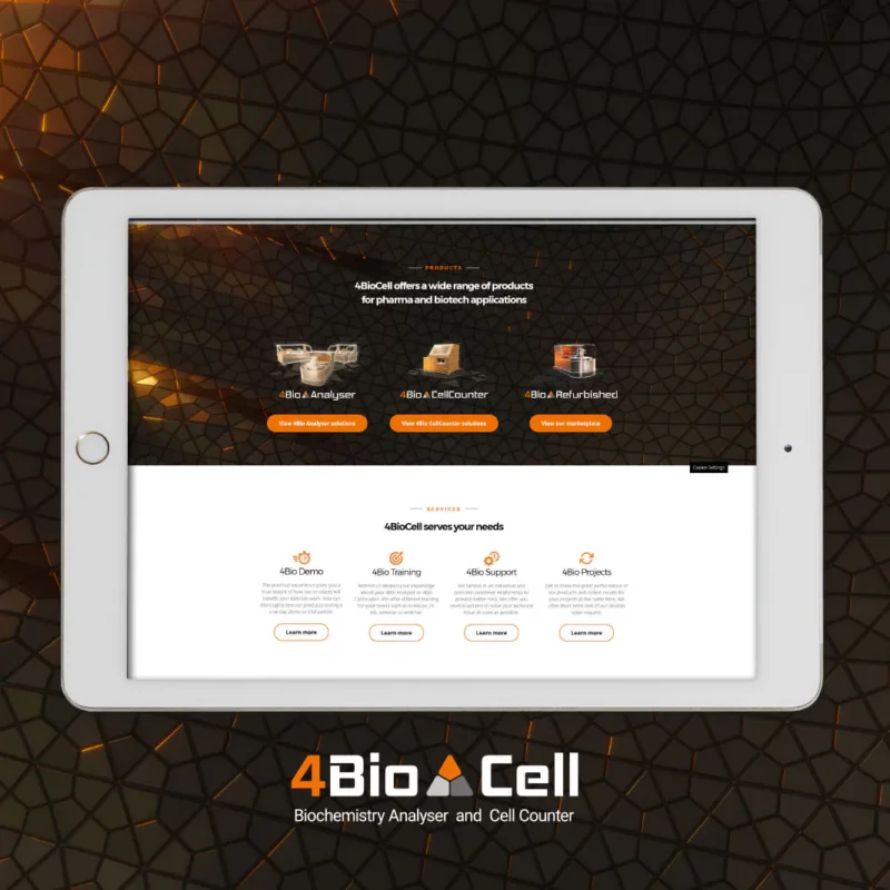 Ein “Global Player” aus Bielefeld: Neue Internetseite für die 4BioCell GmbH & Co. KG