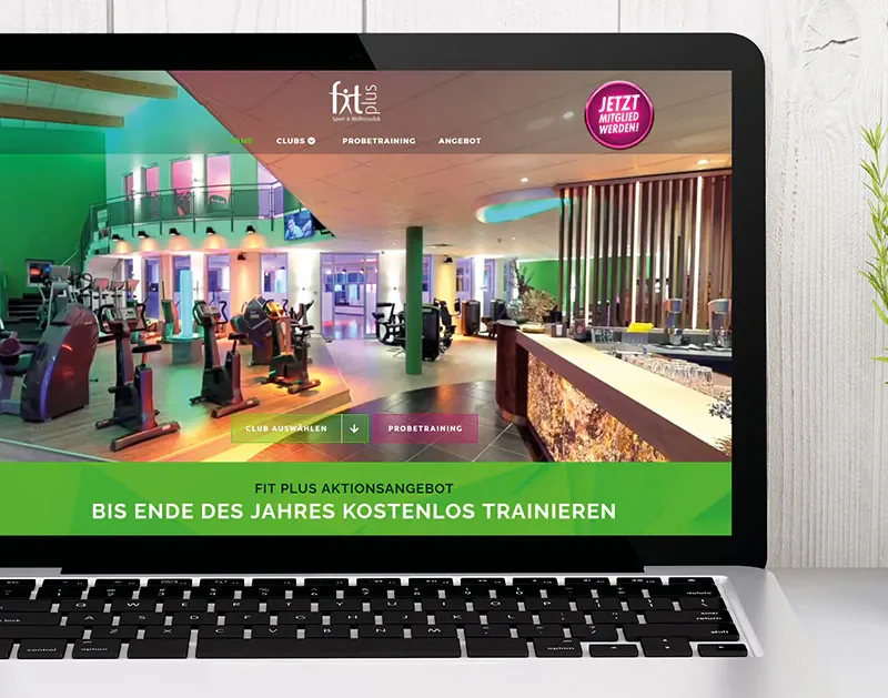 #FitFam aufgepasst: Neue Internetseite für den fit plus Sport- & Wellnessclub