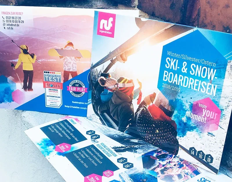 Let it snow: Der neue ruf Katalog für Ski- und Snowboardreisen
