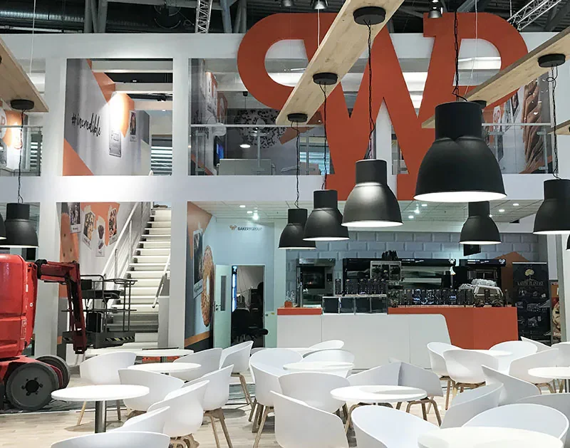 WP BakeryGroup auf der #iba2018: Messestand created by cands